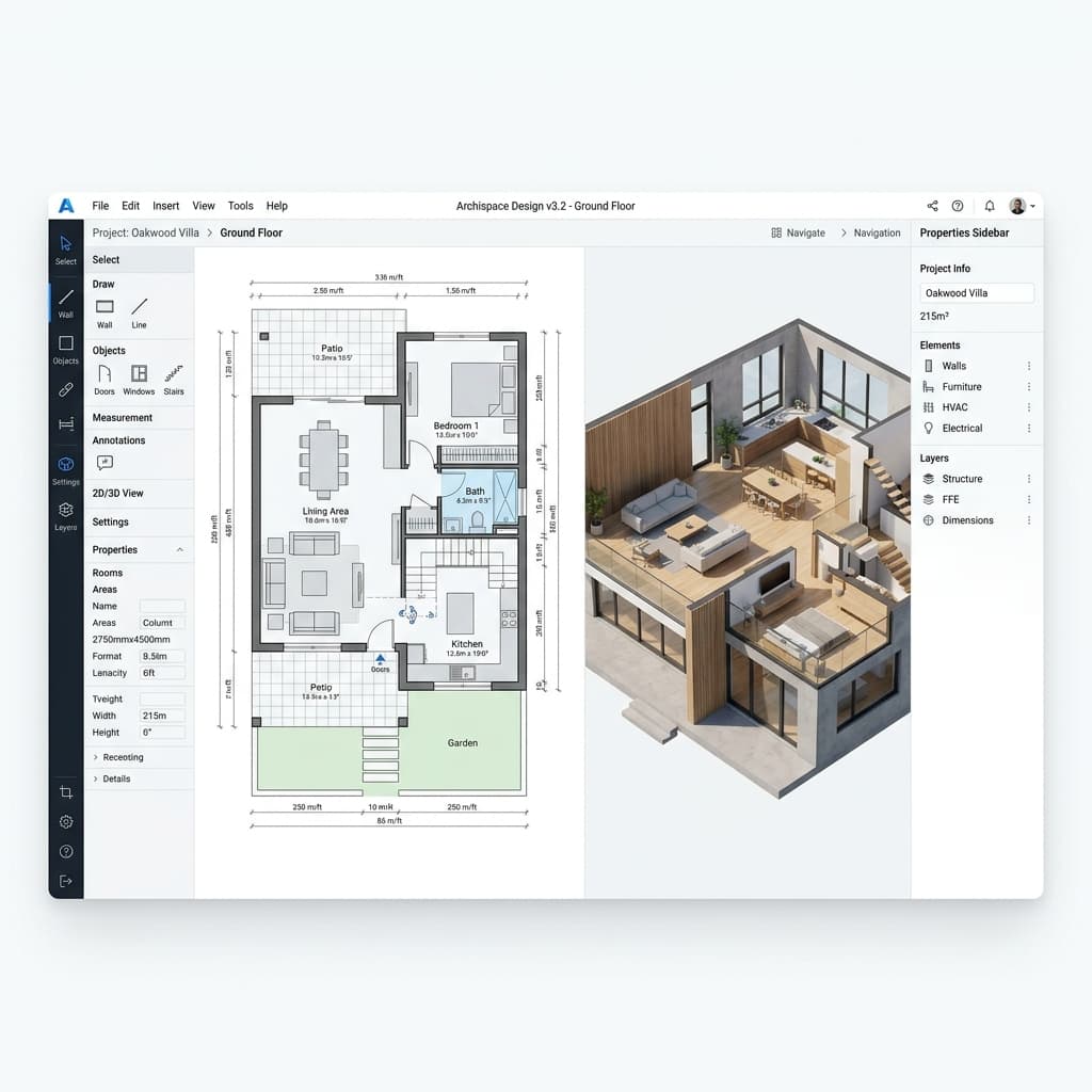 Floor plan software preview