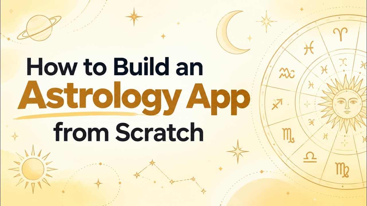 How to Build an Astrology App from Scratch | Astrology App 2026 video thumbnail