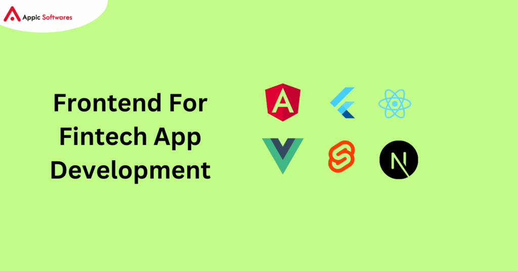 Frontend techstack for fintech app development