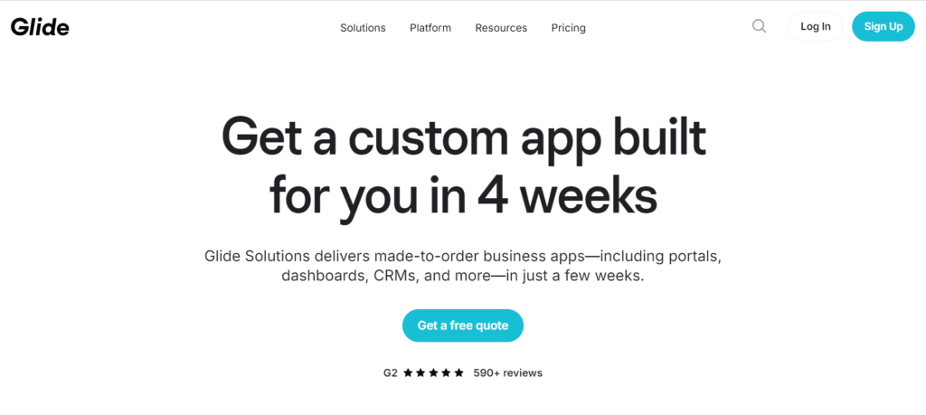 Glide ecommerce app development