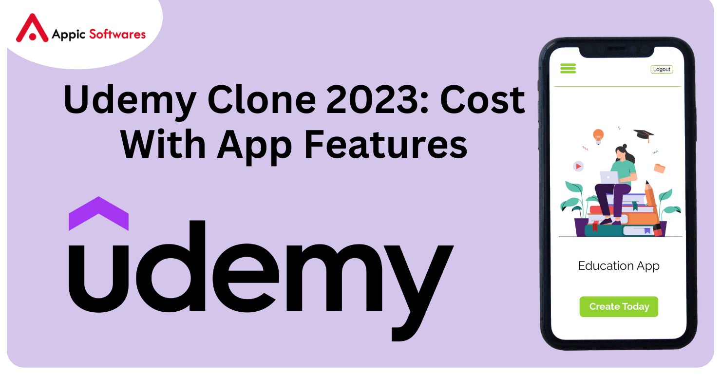 Udemy Clone 2023: Cost With App Features