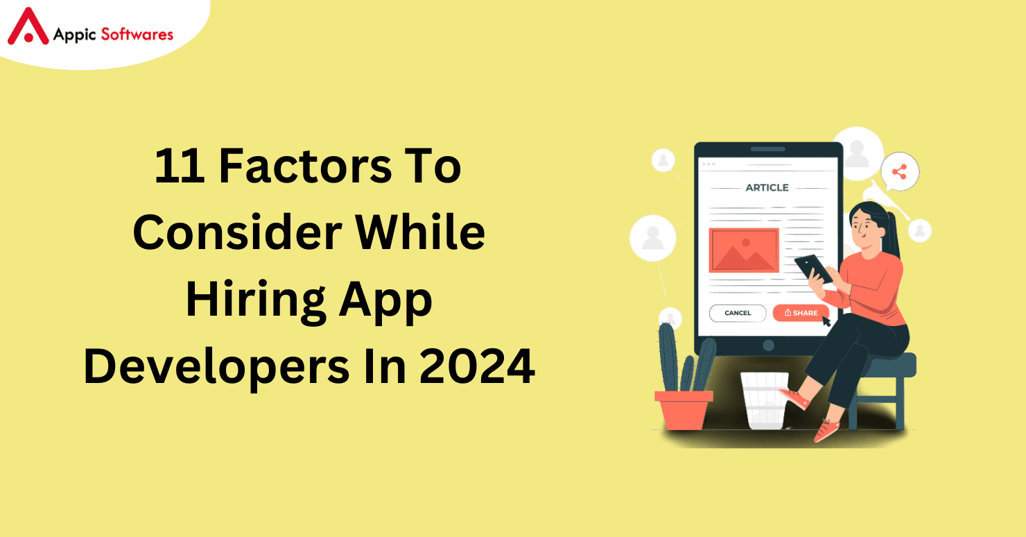 Factors To Consider While Hiring App Developers