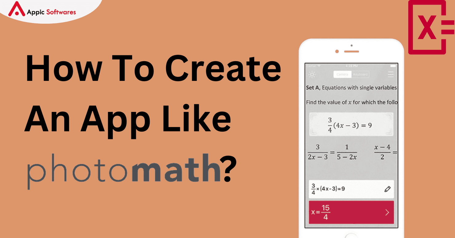 How To Create An App Like Photomath?